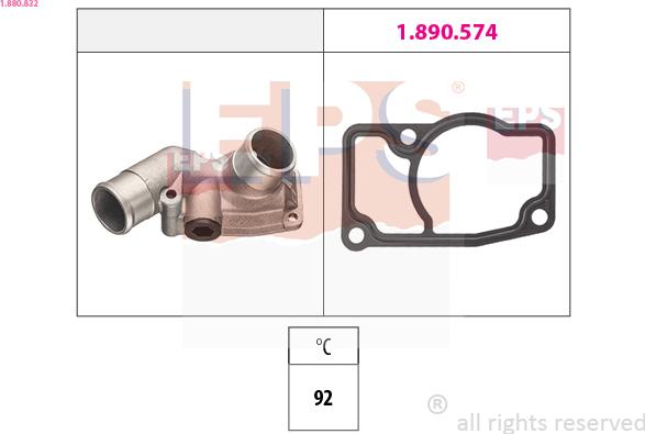 EPS 1.880.832 - Termostats, Dzesēšanas šķidrums ps1.lv