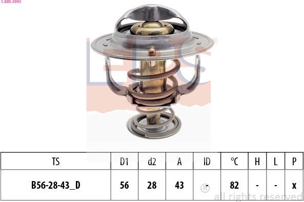 EPS 1.880.399S - Termostats, Dzesēšanas šķidrums ps1.lv