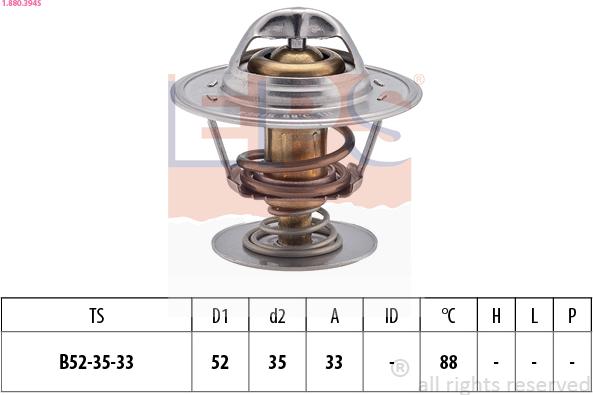 EPS 1.880.394S - Termostats, Dzesēšanas šķidrums ps1.lv