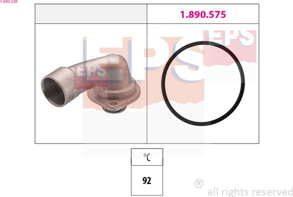 EPS 1.880.349 - Termostats, Dzesēšanas šķidrums ps1.lv