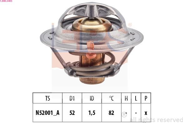 EPS 1.880.340S - Termostats, Dzesēšanas šķidrums ps1.lv