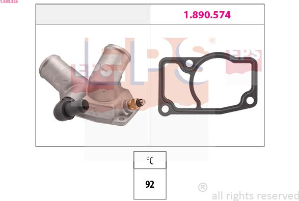 EPS 1.880.348 - Termostats, Dzesēšanas šķidrums ps1.lv