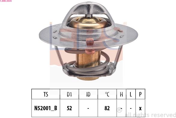 EPS 1.880.364S - Termostats, Dzesēšanas šķidrums ps1.lv