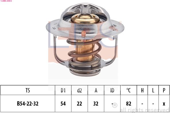 EPS 1.880.305S - Termostats, Dzesēšanas šķidrums ps1.lv