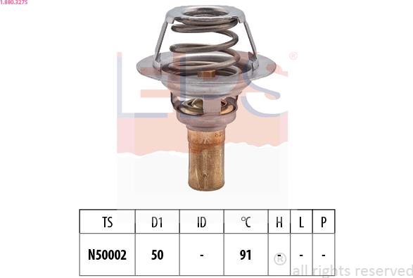 EPS 1.880.327S - Termostats, Dzesēšanas šķidrums ps1.lv