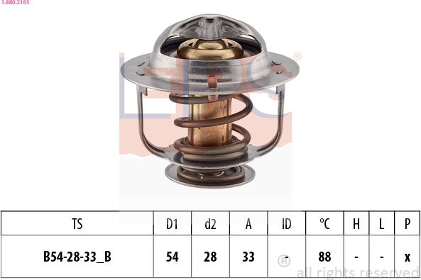 EPS 1.880.216S - Termostats, Dzesēšanas šķidrums ps1.lv