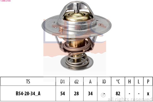 EPS 1.880.218S - Termostats, Dzesēšanas šķidrums ps1.lv