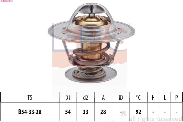 EPS 1.880.213S - Termostats, Dzesēšanas šķidrums ps1.lv