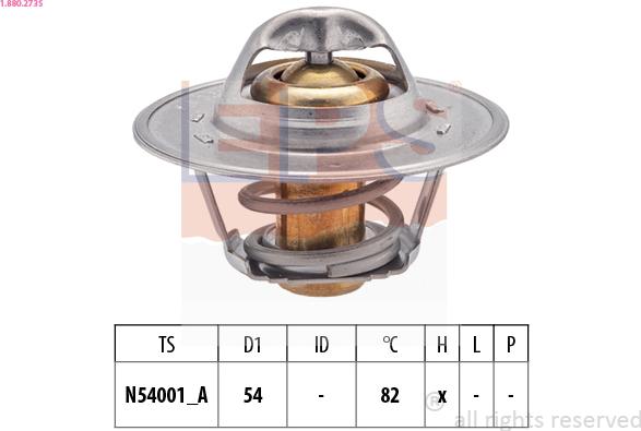 EPS 1.880.273S - Termostats, Dzesēšanas šķidrums ps1.lv