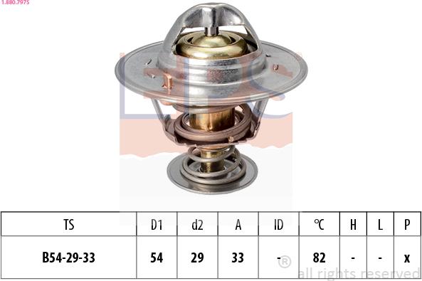 EPS 1.880.797S - Termostats, Dzesēšanas šķidrums ps1.lv