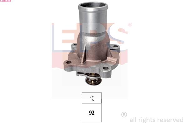 EPS 1.880.738 - Termostats, Dzesēšanas šķidrums ps1.lv