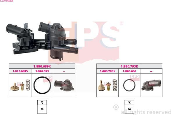 EPS 1.879.959KK - Termostats, Dzesēšanas šķidrums ps1.lv