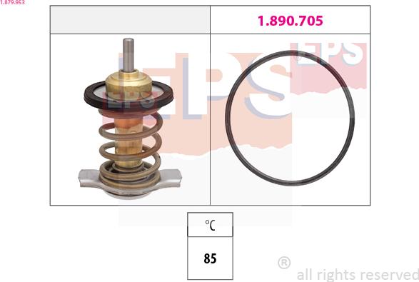 EPS 1.879.953 - Termostats, Dzesēšanas šķidrums ps1.lv