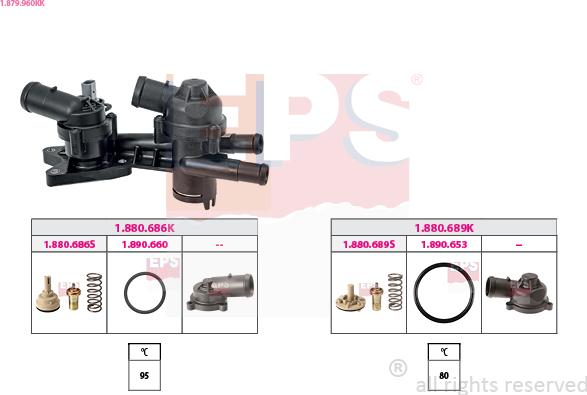 EPS 1.879.960KK - Termostats, Dzesēšanas šķidrums ps1.lv