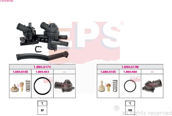 EPS 1.879.961KK - Termostats, Dzesēšanas šķidrums ps1.lv