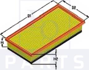 Equal Quality FA3176 - Gaisa filtrs ps1.lv