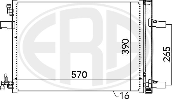 ERA 667047 - Kondensators, Gaisa kond. sistēma ps1.lv