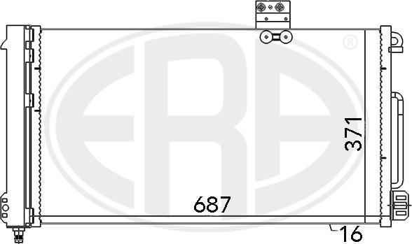 ERA 667050 - Kondensators, Gaisa kond. sistēma ps1.lv