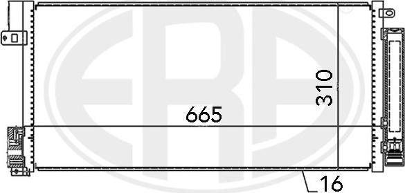 ERA 667004 - Kondensators, Gaisa kond. sistēma ps1.lv