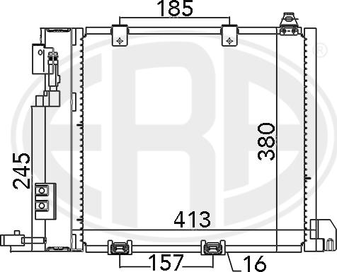 ERA 667011 - Kondensators, Gaisa kond. sistēma ps1.lv