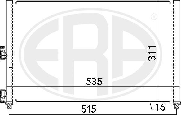 ERA 667024 - Kondensators, Gaisa kond. sistēma ps1.lv