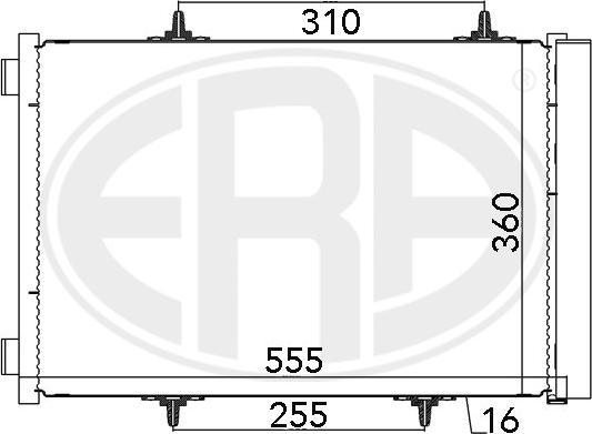 ERA 667025 - Kondensators, Gaisa kond. sistēma ps1.lv