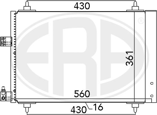 ERA 667020 - Kondensators, Gaisa kond. sistēma ps1.lv