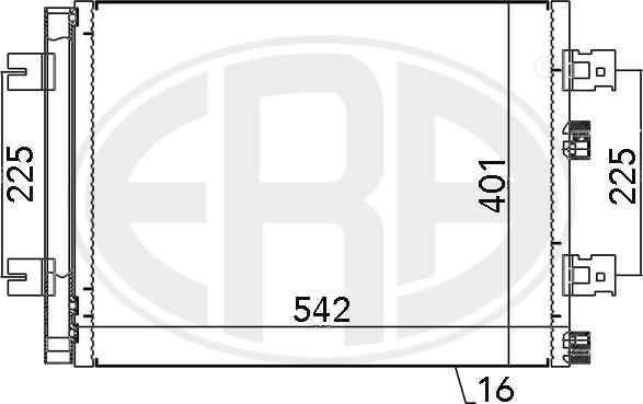 ERA 667130 - Kondensators, Gaisa kond. sistēma ps1.lv