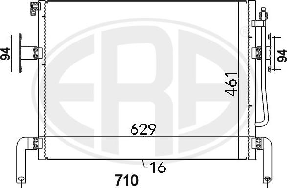 ERA 667121 - Kondensators, Gaisa kond. sistēma ps1.lv