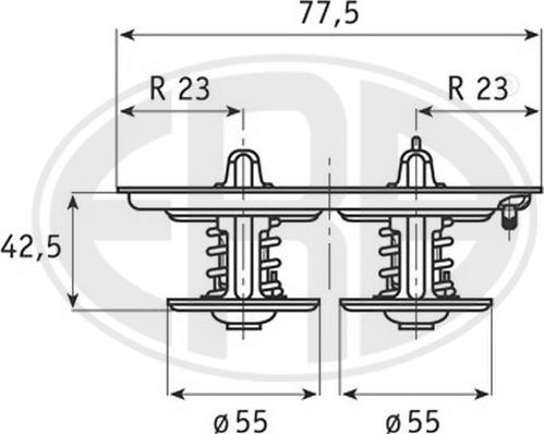 ERA 350133 - Termostats, Dzesēšanas šķidrums ps1.lv