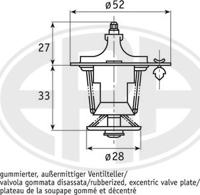 ERA 350353A - Termostats, Dzesēšanas šķidrums ps1.lv