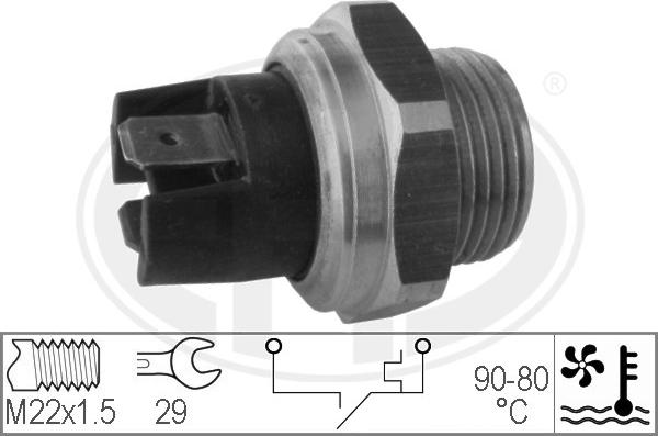 ERA 330165A - Termoslēdzis, Radiatora ventilators ps1.lv