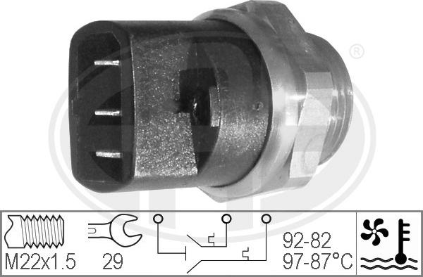 ERA 330204 - Termoslēdzis, Radiatora ventilators ps1.lv