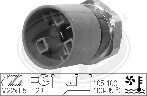 ERA 330226 - Termoslēdzis, Radiatora ventilators ps1.lv