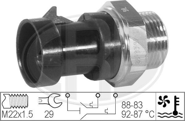 ERA 330279 - Termoslēdzis, Radiatora ventilators ps1.lv