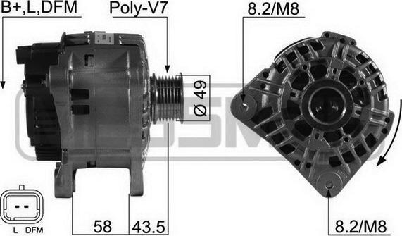 ERA 210566R - Ģenerators ps1.lv