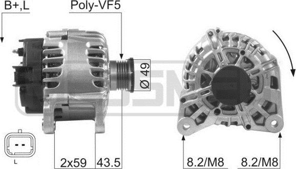 ERA 210056R - Ģenerators ps1.lv