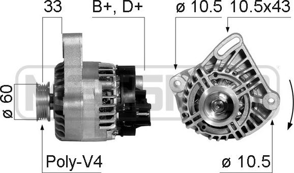 ERA 210348R - Ģenerators ps1.lv