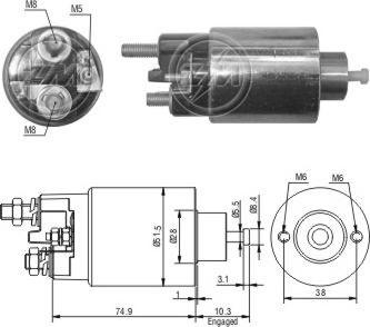 ERA ZM993 - Ievilcējrelejs, Starteris ps1.lv