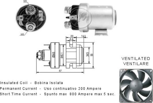 ERA ZM405 - Ievilcējrelejs, Starteris ps1.lv