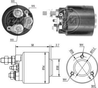 ERA ZM590 - Ievilcējrelejs, Starteris ps1.lv