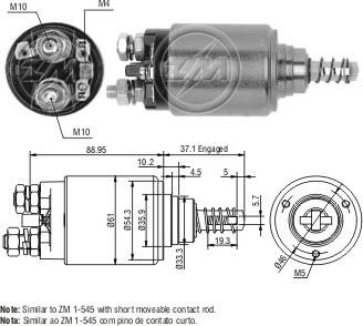 ERA ZM545 - Ievilcējrelejs, Starteris ps1.lv