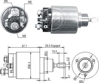 ERA ZM5473 - Ievilcējrelejs, Starteris ps1.lv