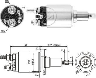 ERA ZM5639 - Ievilcējrelejs, Starteris ps1.lv