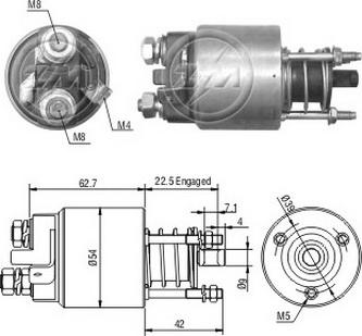 ERA ZM5395 - Ievilcējrelejs, Starteris ps1.lv