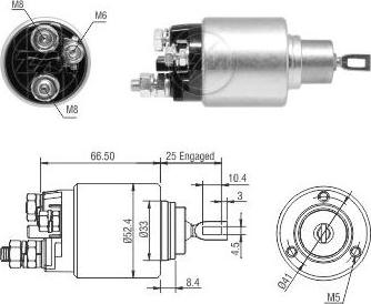 ERA ZM5382 - Ievilcējrelejs, Starteris ps1.lv