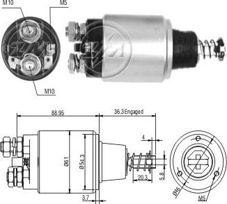 ERA ZM537 - Ievilcējrelejs, Starteris ps1.lv