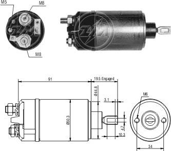 ERA ZM526 - Ievilcējrelejs, Starteris ps1.lv