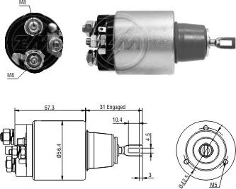 ERA ZM5775 - Ievilcējrelejs, Starteris ps1.lv