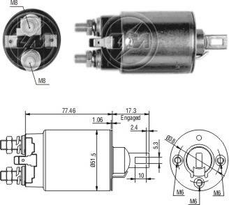 ERA ZM690 - Ievilcējrelejs, Starteris ps1.lv